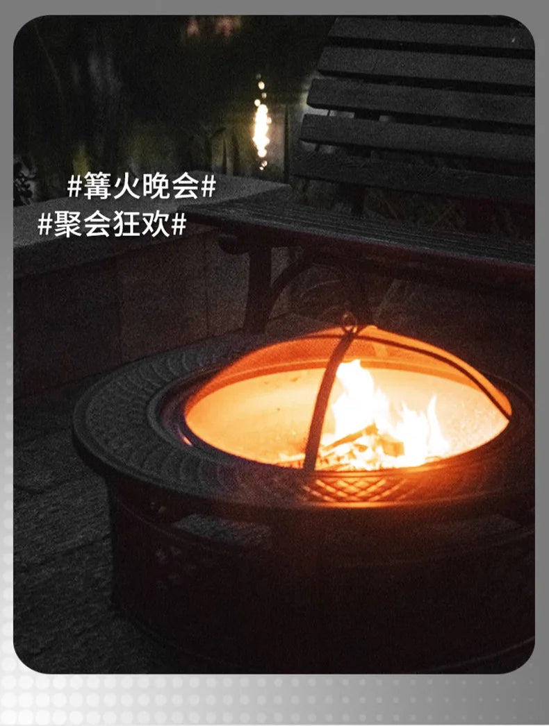 Brazier Grill Stand Stove for Household Tea, Barbecue, Heat, Fire Pits - Garden Camping Equipment & Party Cooking Supplies 2025