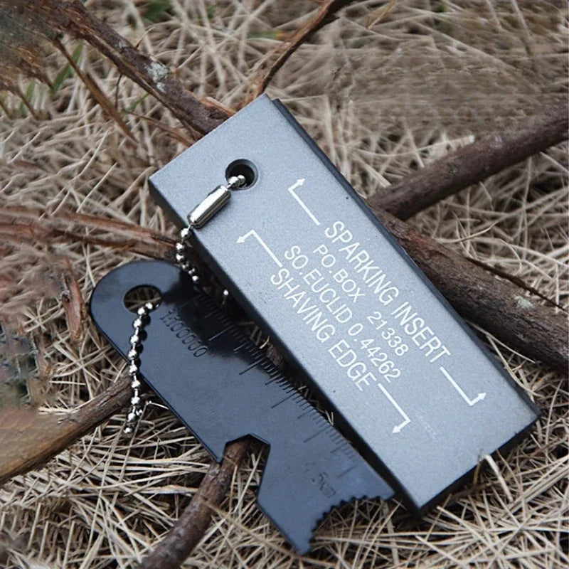 HOT Waterproof Magnesium Stick Flint and Steel Fire Starter Kit for Camping Survival Essential Outdoor Tool