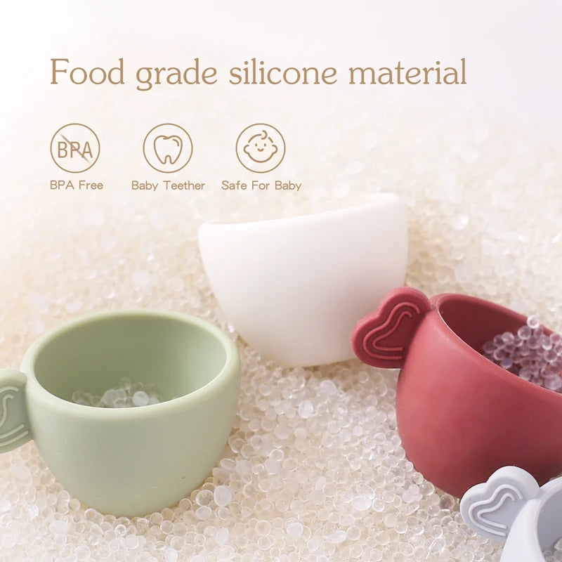 Wooden Montessori Toys Toddler Pretend Play Tea Party Set Silicone Teapot Cups Wood Tray Scoop Toys for Kids Birthday Gift