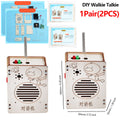 DIY Wireless Walkie Talkie Model Kit - STEM Educational Tool for Kids, Science Project Gift