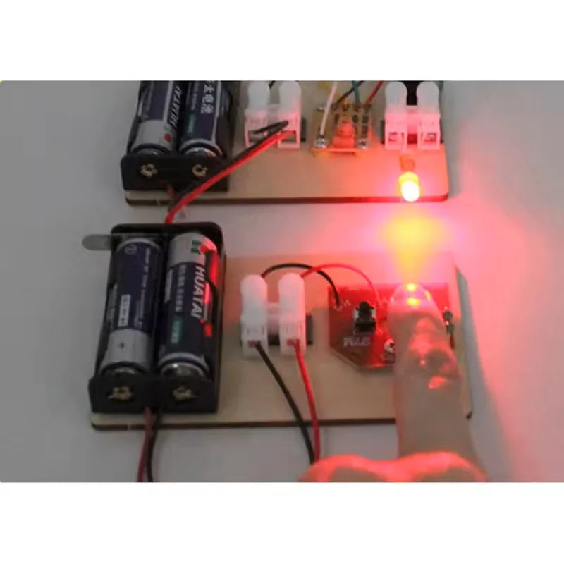 DIY Telegraph Machine STEM Experiment Educational Toy for Kids - Fun Electronic Assembly Learning Tool