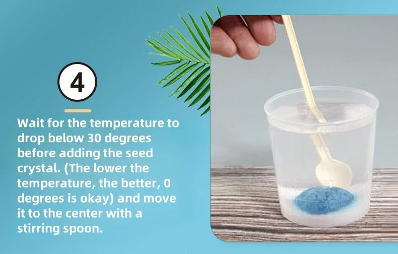 Crystal Growing Science Kit - Educational STEM Toy with a Variety of Colors for Boys and Girls