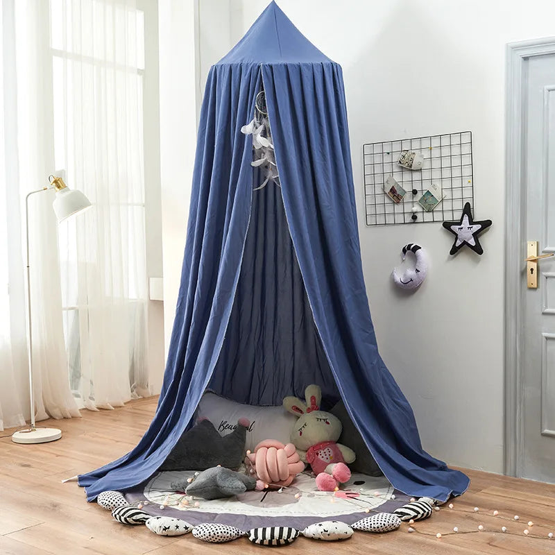 Kids Mosquito Net Baby Crib Curtain Hanging Tent Bed Decor Girl Princess Hanging Bed Canopy Living Corner Play Reading NookDecor
