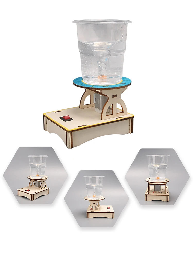 Kids STEM Science Toys - DIY Electric Eddy Simulation Physics Learning Kit Educational Teaching Aids
