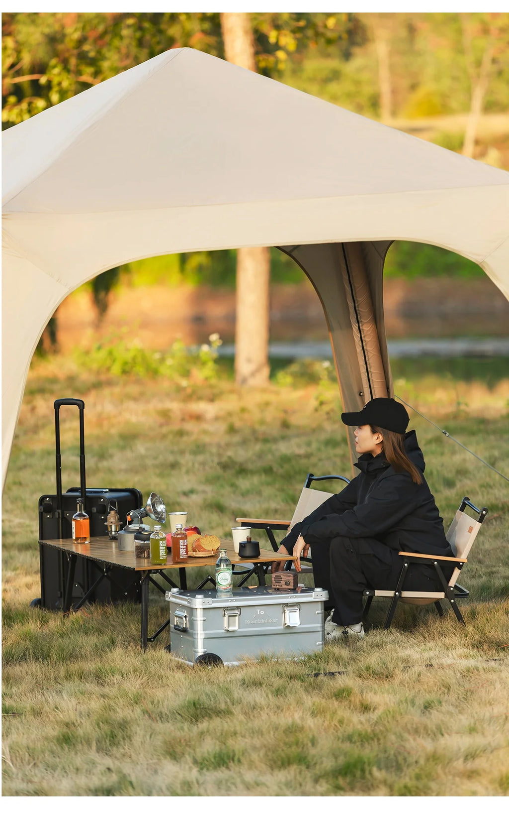 Inflatable Camping Tent for 4-6 People - Easy Set Up All-Season Outdoor Dome Tent 2000+ Model