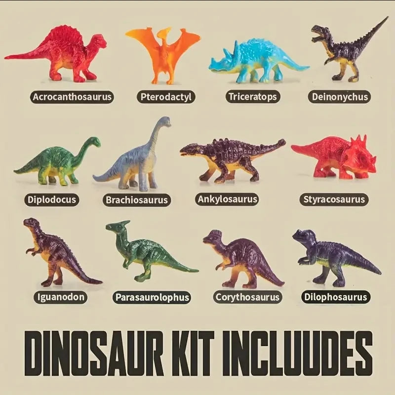 Dinosaur Habitat Experiment Set - Unlock Creativity with Dinosaur Models for Hands-on Skills Development - Engaging Jurassic Dinosaur Toys Set