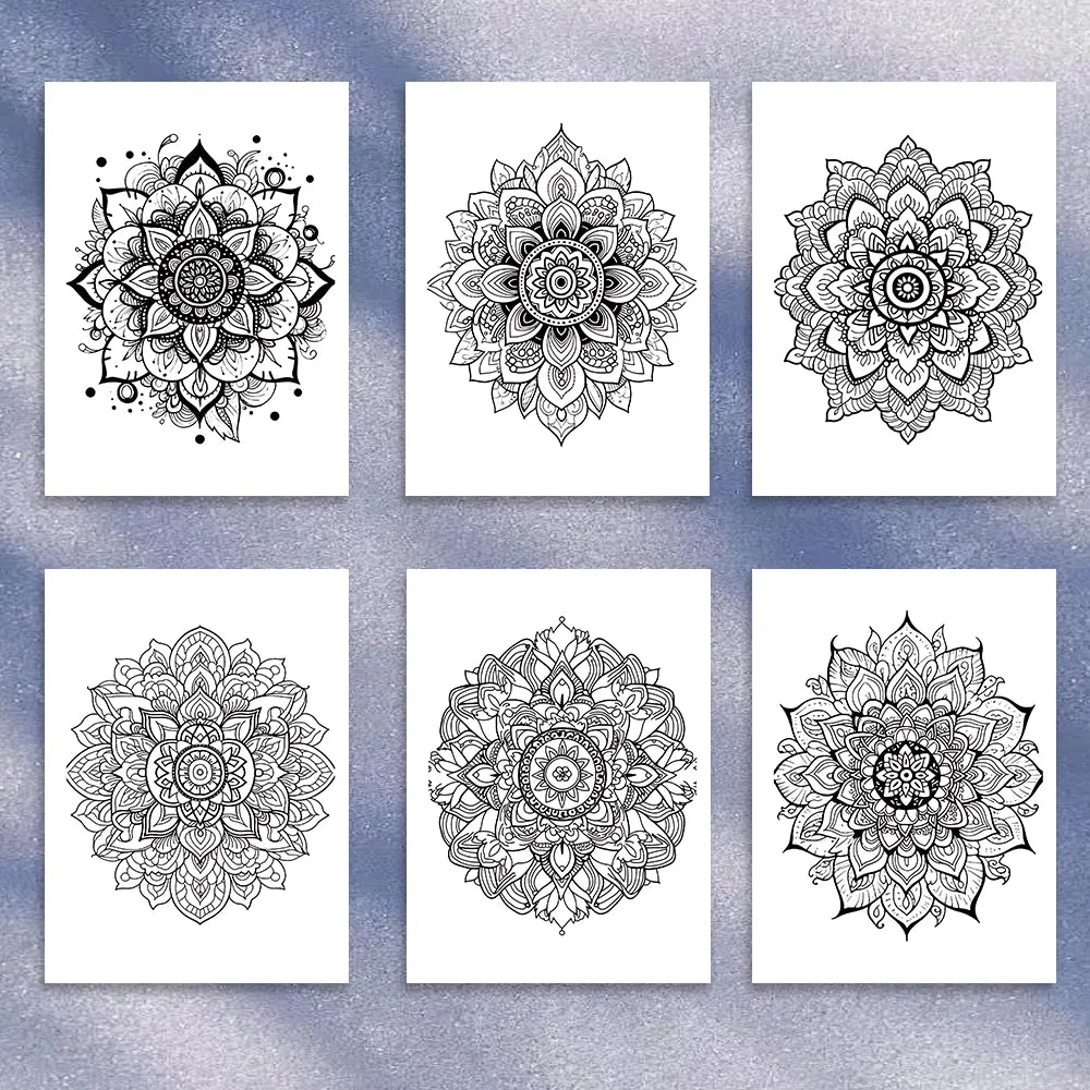 Mandala Coloring Book for Teenagers - 30 Unique Patterns on 100gsm Thick Paper - Stress Relief and Birthday Gift