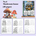 Artistic Drawing Practice Book for Adults - Landscape Tracing and Pen Control Coloring for Stress Relief