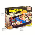 Dinosaur Habitat Experiment Set - Unlock Creativity with Dinosaur Models for Hands-on Skills Development - Engaging Jurassic Dinosaur Toys Set