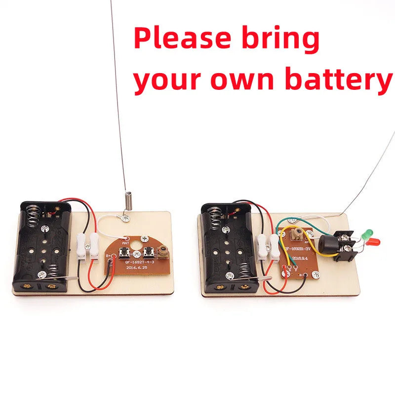 DIY Telegraph Machine STEM Experiment Educational Toy for Kids - Fun Electronic Assembly Learning Tool