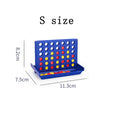 Foldable Connect 4 Game Classic Party Chess Family Toy Early Educational Puzzle for Children Thinking Training Gifts