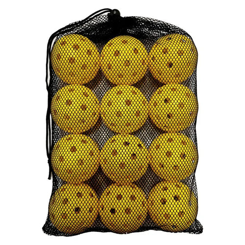 12pcs 74MM Durable Outdoor Pickleballs with 40 Holes - 26g Competition Pickleball Packs