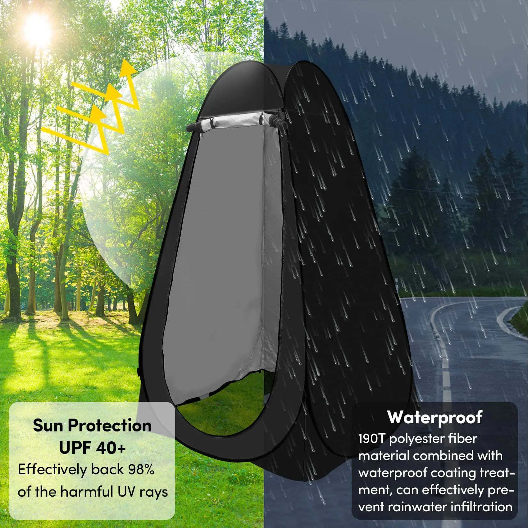 Outdoor Camping Tents for Bathing, Changing, and Mobile Toilets - Perfect for Beach and Camping Sheds