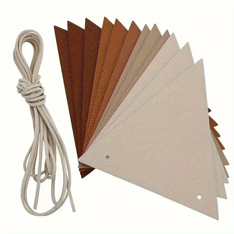 Outdoor Camping Tent Flags Set - Festive Birthday Decoration Triangle Flags