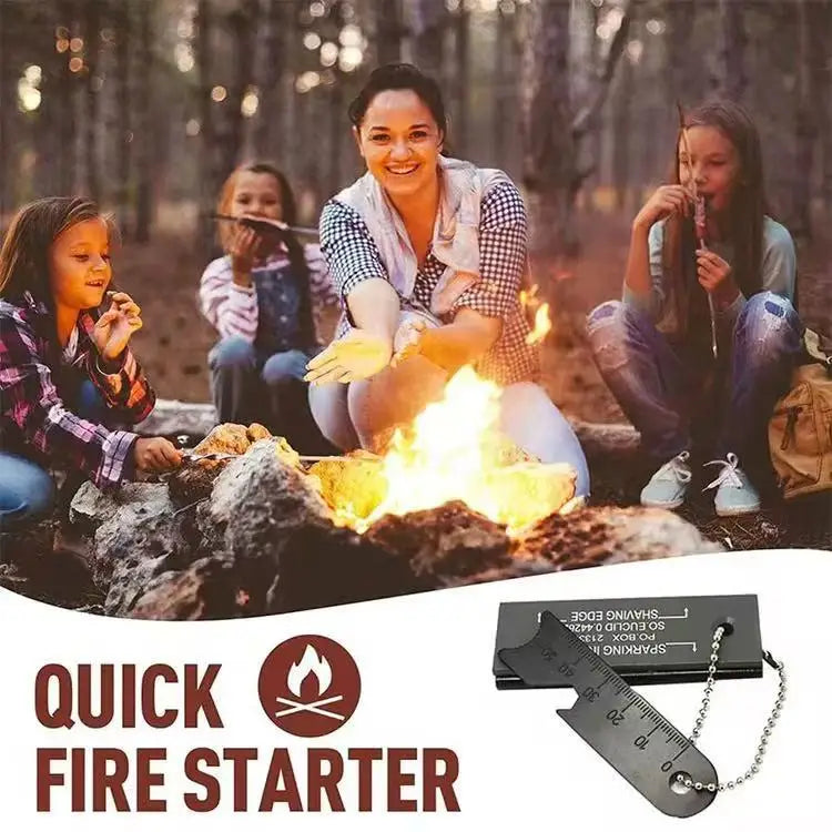 Outdoor Flint and Magnesium Stick for Camping and Wilderness Survival