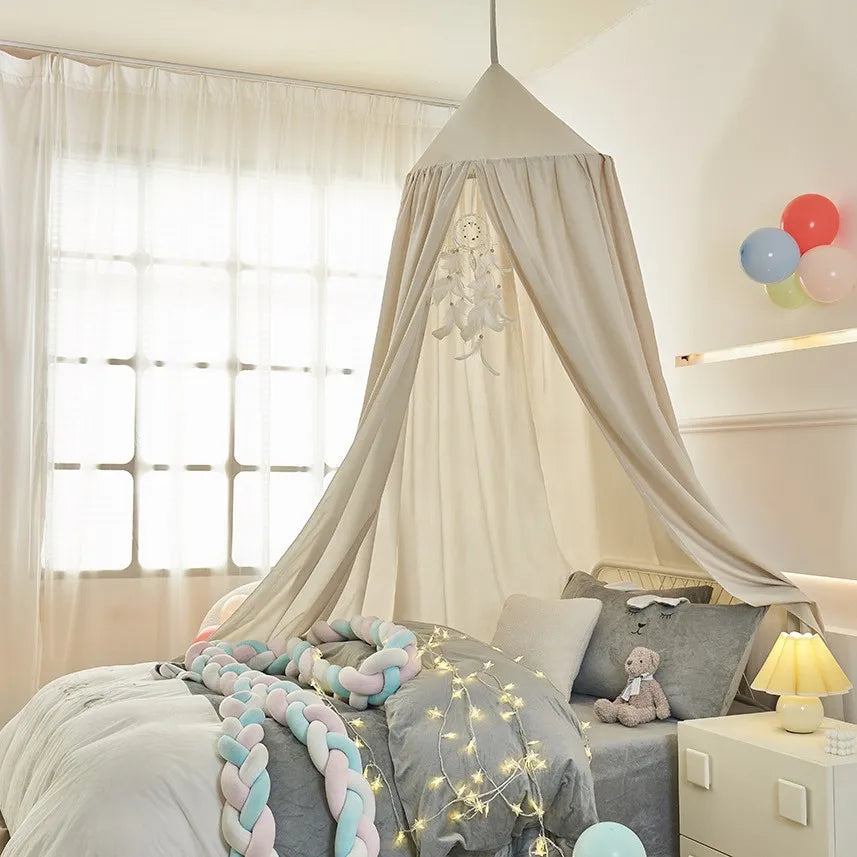 Kids Mosquito Net Baby Crib Curtain Hanging Tent Bed Decor Girl Princess Hanging Bed Canopy Living Corner Play Reading NookDecor
