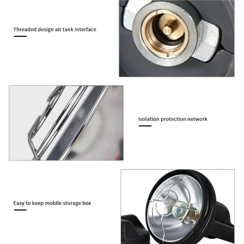 Outdoor Portable Gas Heater for Camping and Hiking - Mini Gas Burner for Warmth and Survival