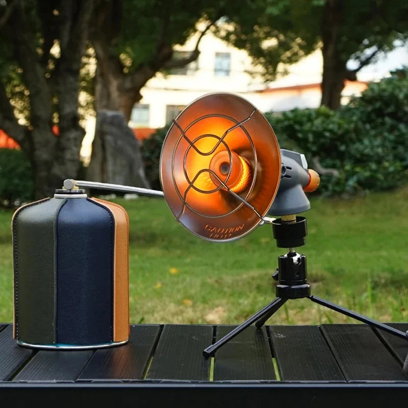 Outdoor Portable Gas Heater for Camping and Hiking - Mini Gas Burner for Warmth and Survival