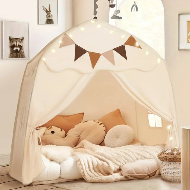 Kids Play Tent for Boys and Girls - Princess Castle Playhouse for Indoor Outdoor Fun - Ideal Gift for Toddlers