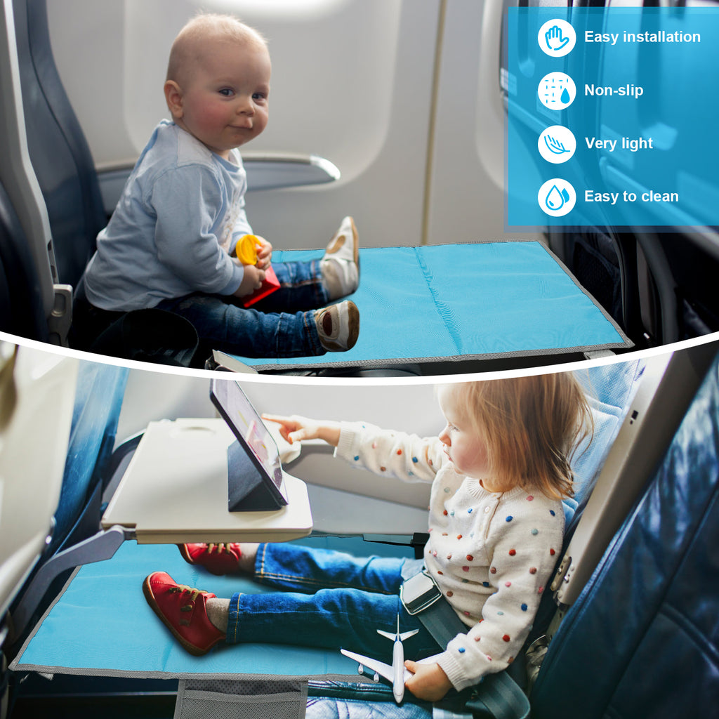 Kids Travel Airplane Bed Portable Children Pedals Beds Foot Leg Rest Hammock Baby Footrest Bed Toddler Airplane Seat Extender