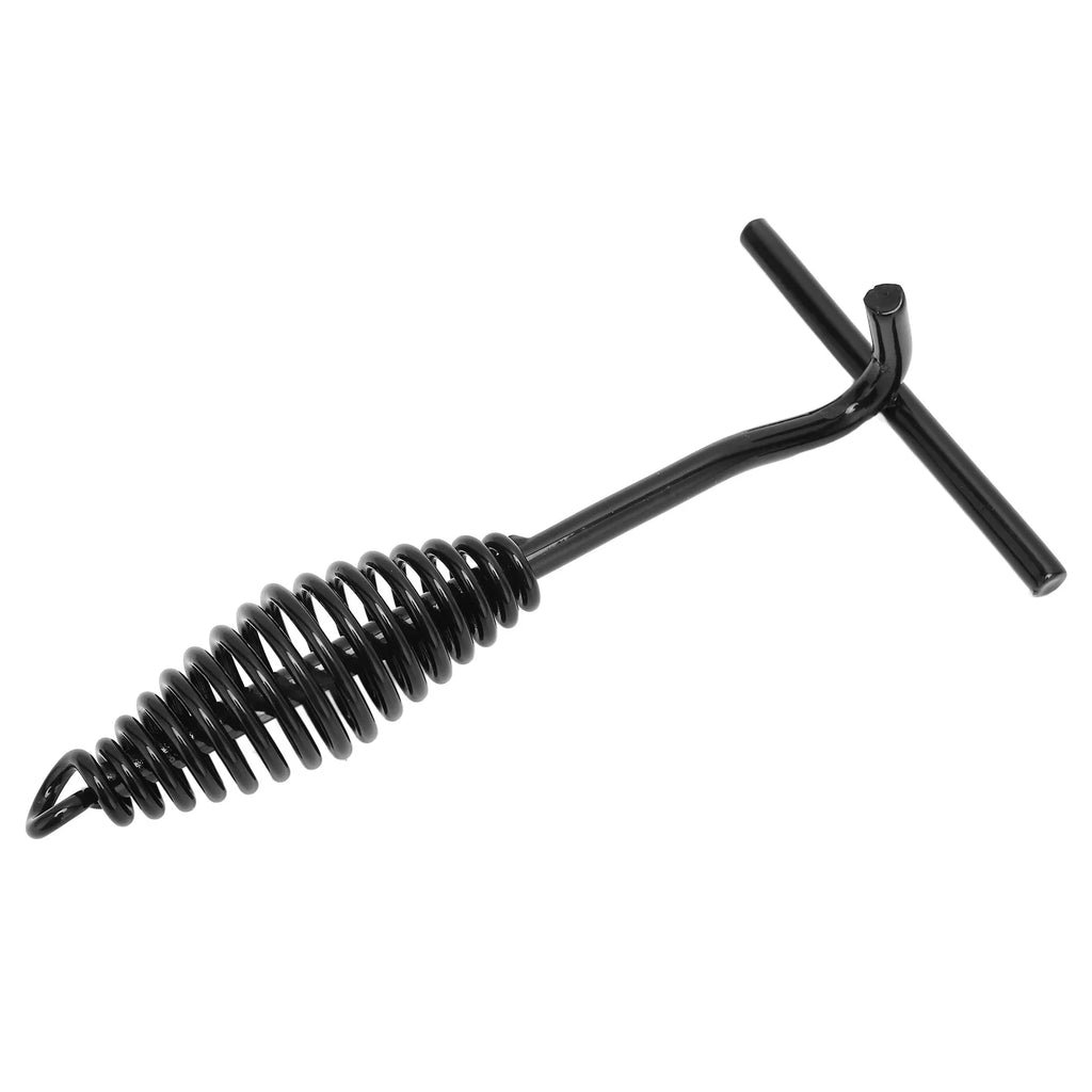 19.5cm Cast Iron Dutch Oven Lid Lifter with Spiral Handle for Outdoor Camping and Hiking