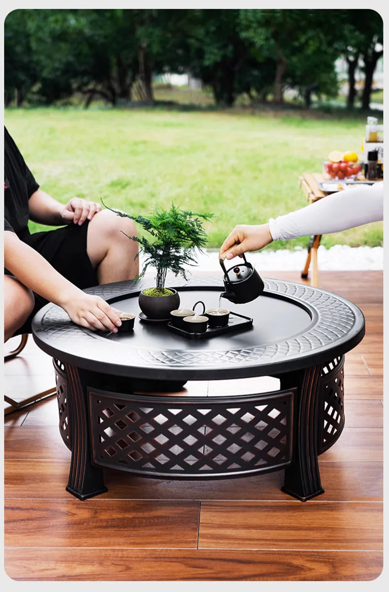 Brazier Grill Stand Stove for Household Tea, Barbecue, Heat, Fire Pits - Garden Camping Equipment & Party Cooking Supplies 2025