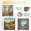 3pcs Cartoon Landscape Coloring Books – 30 Pages Each, Spiral Bound for Stress Relief and Relaxation, Ideal Gift Ideas