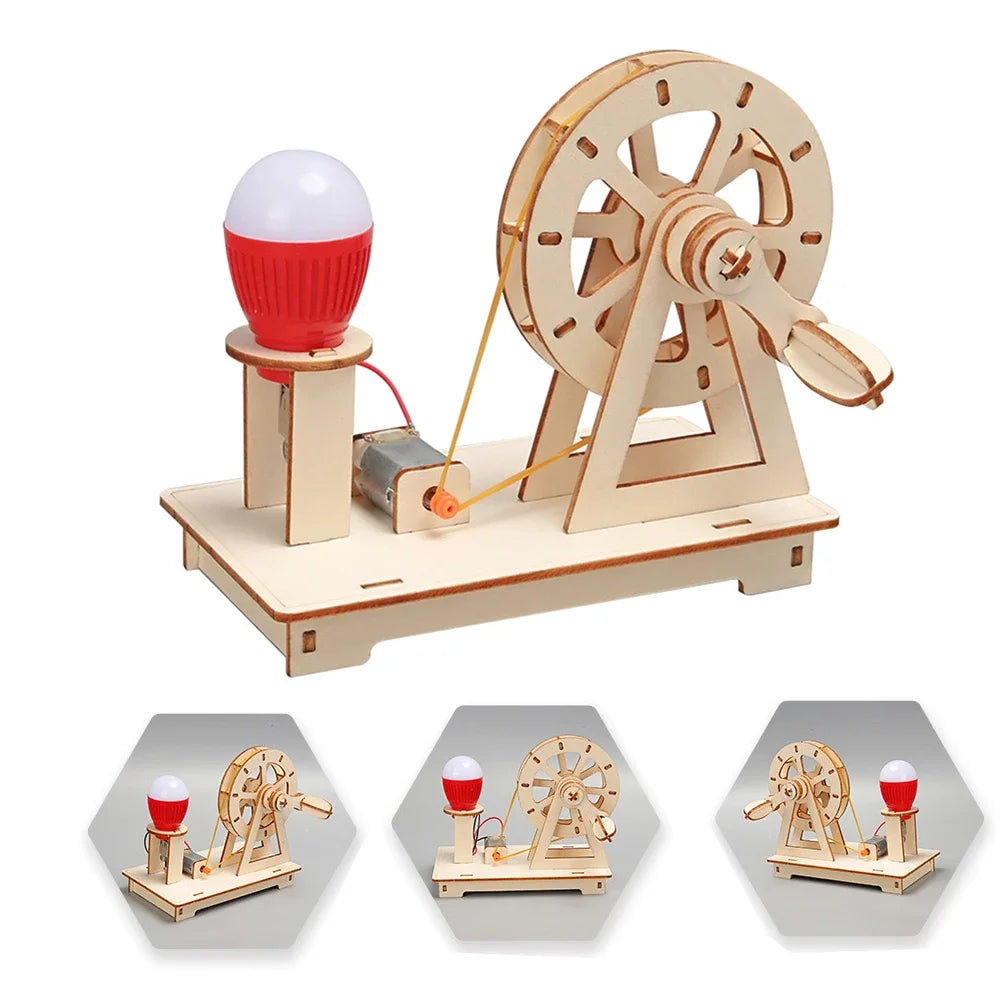 Kids STEM DIY Science Experiment Kit - Educational Craft Model Assembly Toy