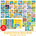 Kids 40 Pocket Books Set English Words Learning Book Bedtime Reading Enlightenment of Early Childhood Teaching Aids Montessori
