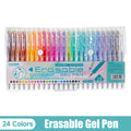 12/24/36-Pack Erasable Rainbow Gel Pens Set - 0.7mm Fine Tip Color Pens for Journaling, Drawing, DIY Projects & Back to School Essentials, Halloween Fun