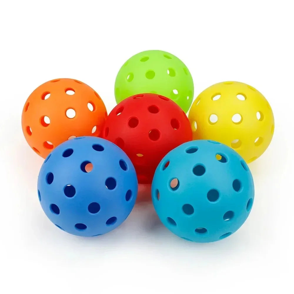 12pcs Durable Outdoor Pickleballs 40 Holes 74MM 26g for Competition - Pack of 12 Pickleball Balls