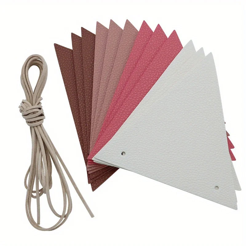 Outdoor Camping Tent Flags Set - Festive Birthday Decoration Triangle Flags
