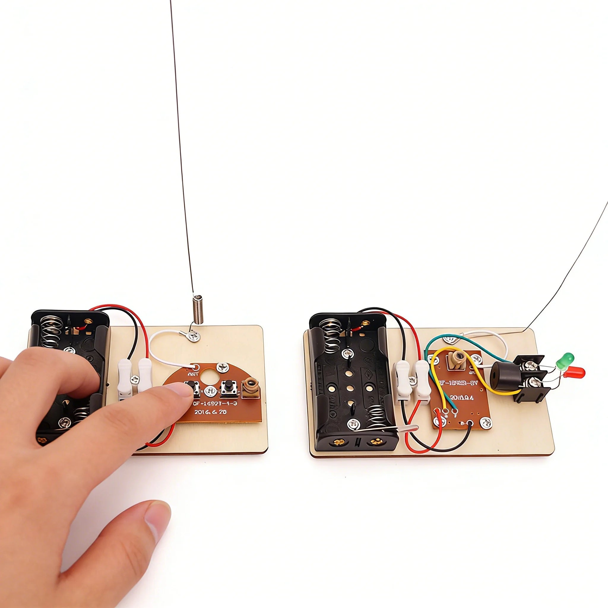 DIY Telegraph Machine STEM Experiment Educational Toy for Kids - Fun Electronic Assembly Learning Tool