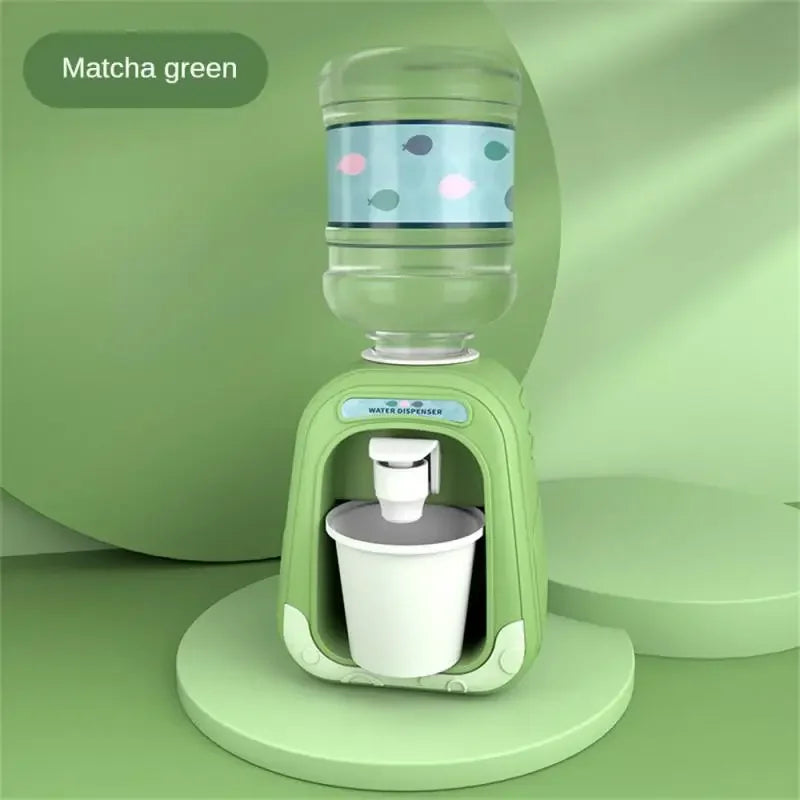 Simulation Cartoon Kitchen Toy Mini Water Dispenser for Kids Educational Play House Experience