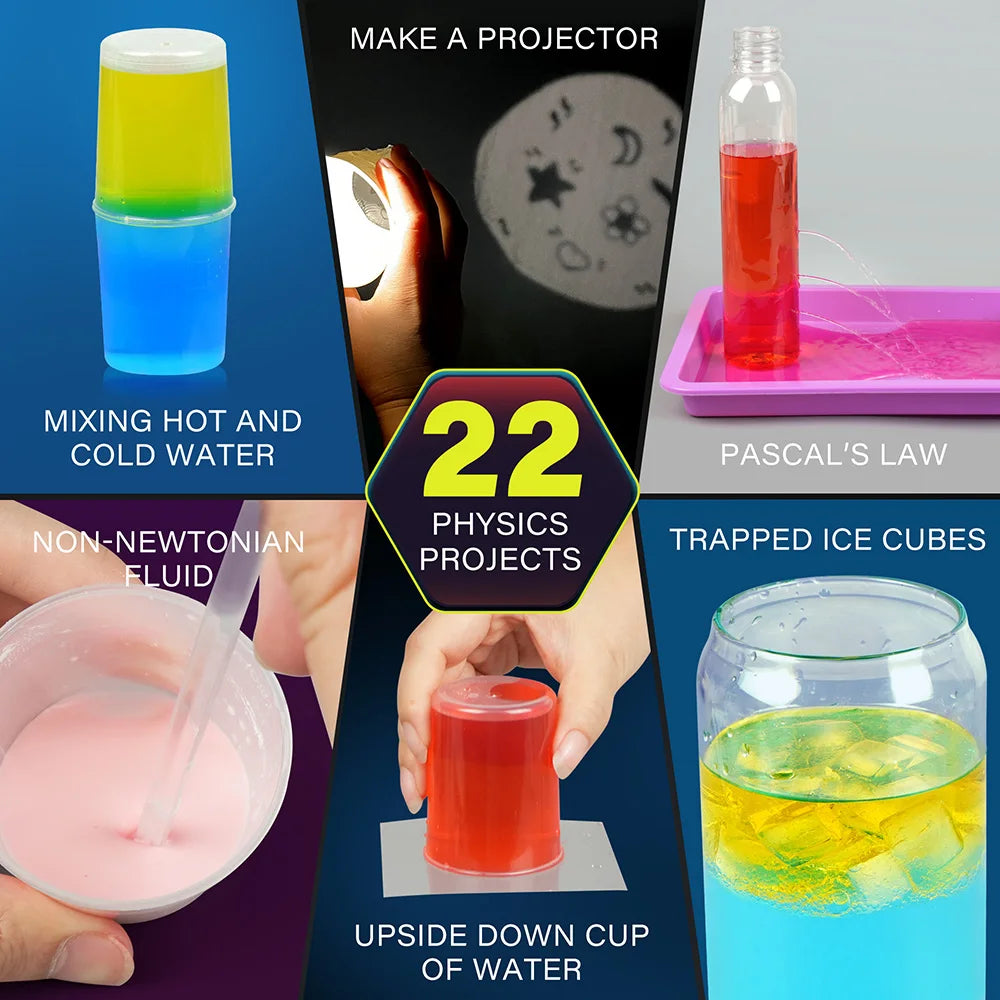 Science Kits for Kids Ages 8+, 105 Educational Experiments STEM Toys for Boys and Girls - Perfect Birthday and Christmas Gift