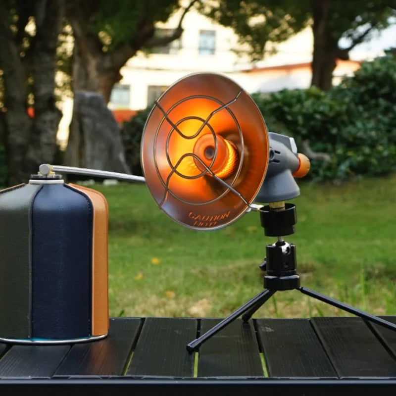 Outdoor Portable Gas Heater for Camping and Hiking - Mini Gas Burner for Warmth and Survival