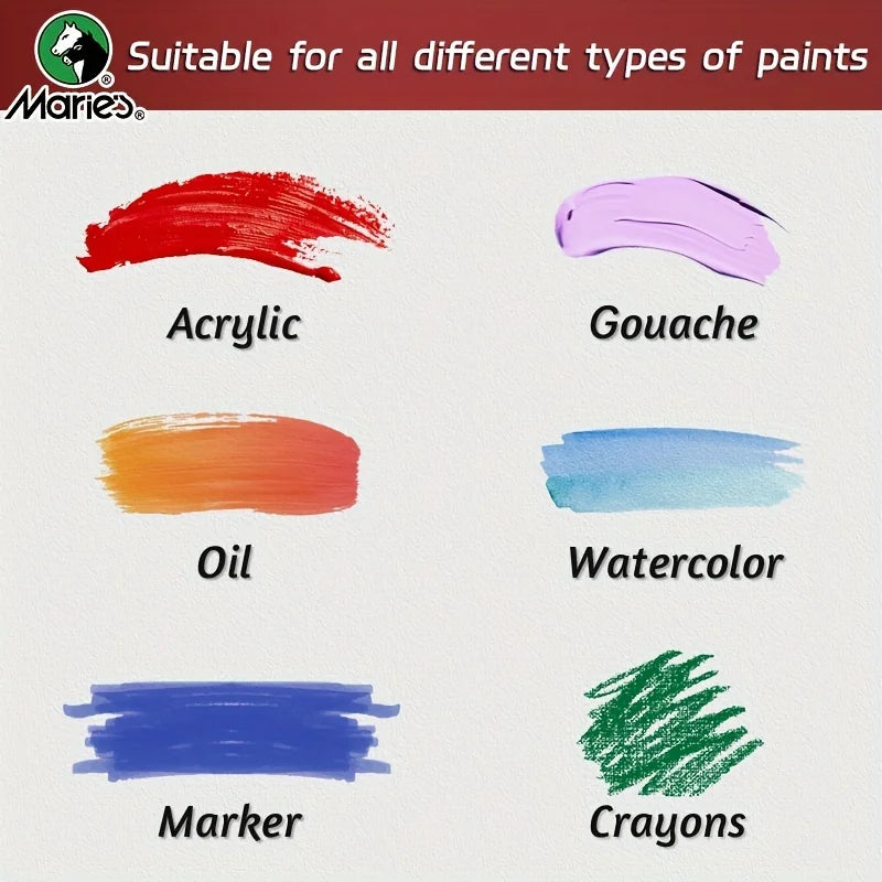 Square Canvas Boards for Painting - Mini Stretched White Blank for Acrylic, Oil, Drawing for Students, Artists, Adults