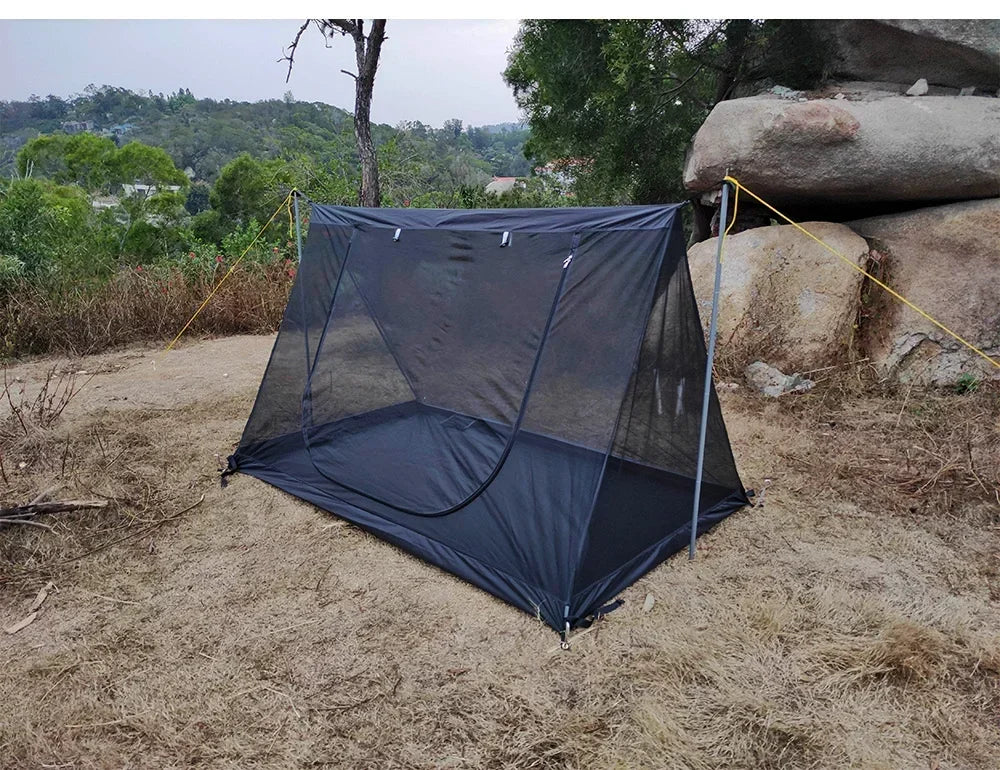 Bushcraft Baker Style Tent for Outdoor Camping - Multifunctional Woodland Shelter for 2 Persons