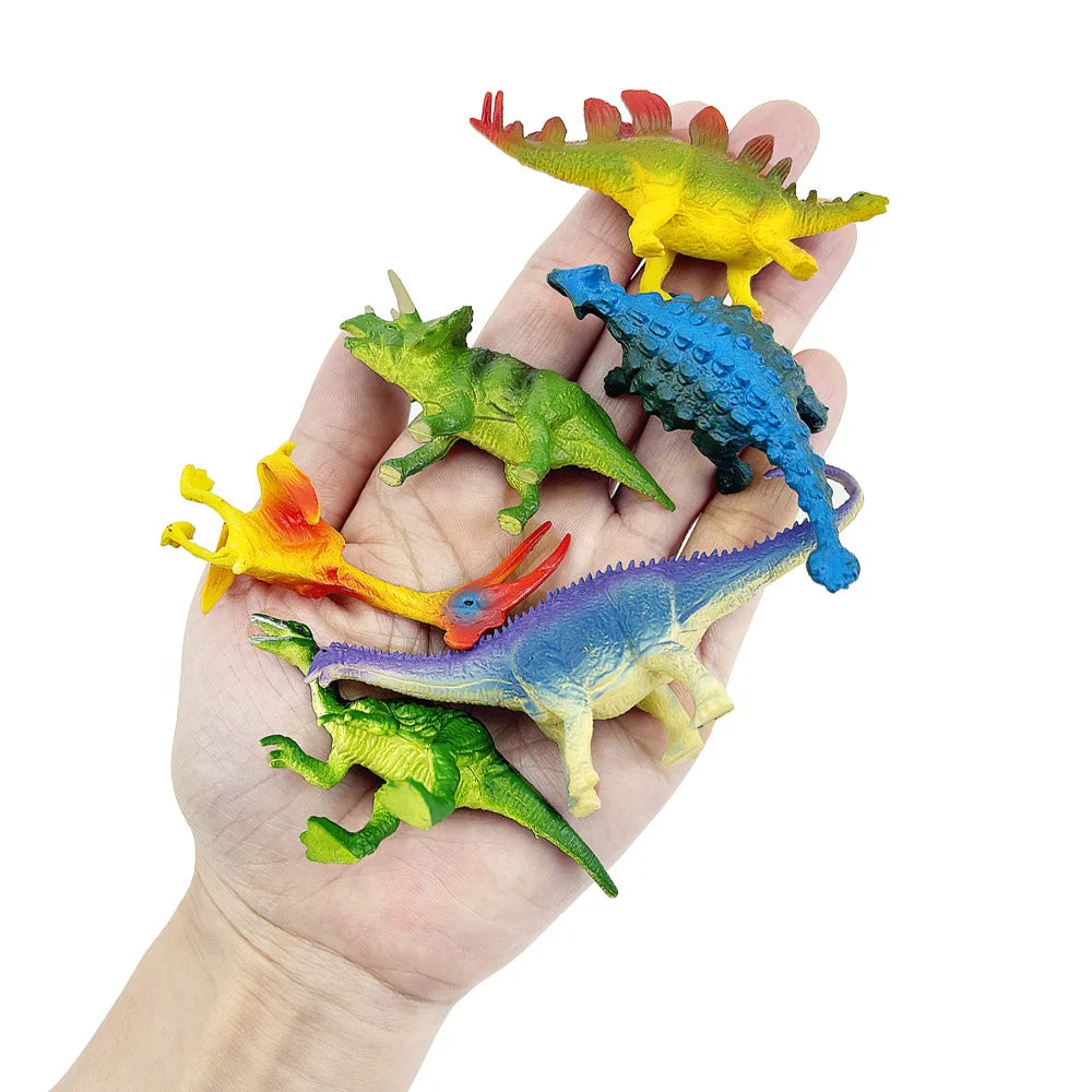 12pcs Dinosaur Toy Set - Updated Realistic Simulated Dinosaurs Models for Kids - Brachiosaurus & Tyrannosaurus Rex - Perfect Christmas Gift