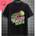 Pickleball Graphic T-Shirt – It Was in Funny Design Casual 100% Cotton Short Sleeve Tee for Sporty Style and Gift