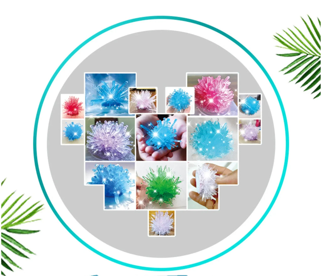 Crystal Growing Science Kit - Educational STEM Toy with a Variety of Colors for Boys and Girls