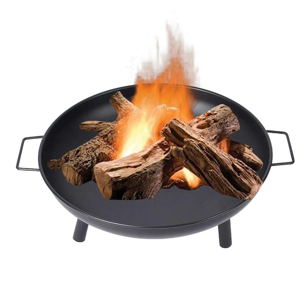 Cast Firepit Wood Burning Fireplace for Backyard, Terrace, and Camping