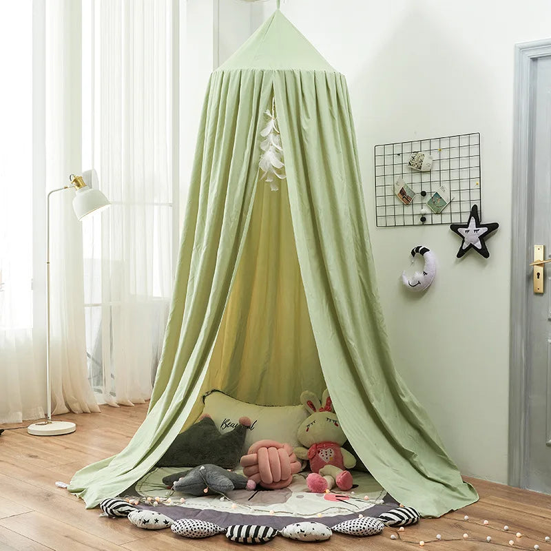 Kids Mosquito Net Baby Crib Curtain Hanging Tent Bed Decor Girl Princess Hanging Bed Canopy Living Corner Play Reading NookDecor