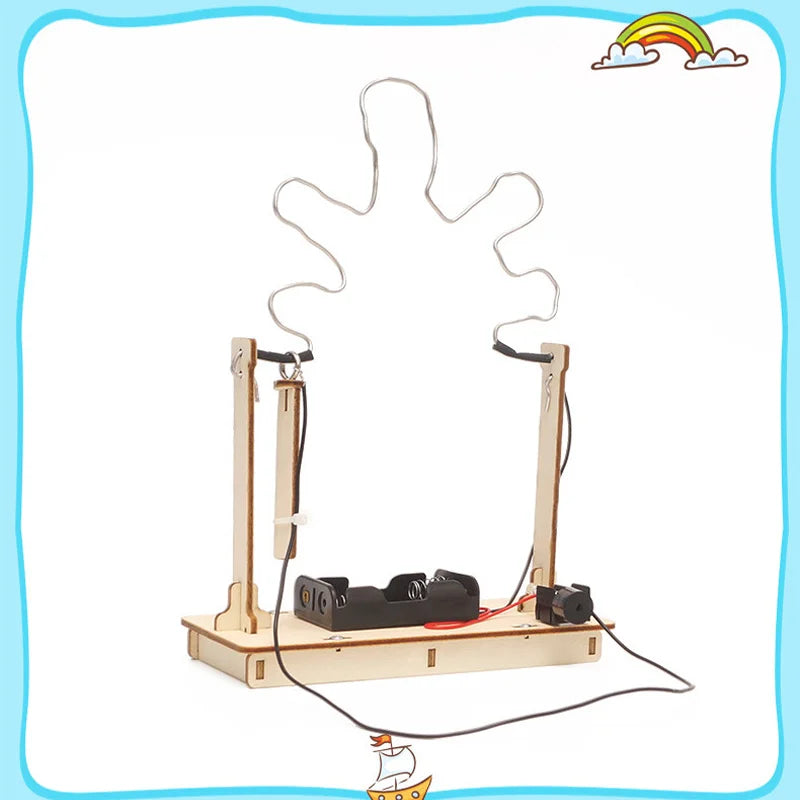 DIY STEM Toy Kit for Kids - Technologia Science Experimental Tool, Educational Wooden Puzzle Games, and Teaching Aids