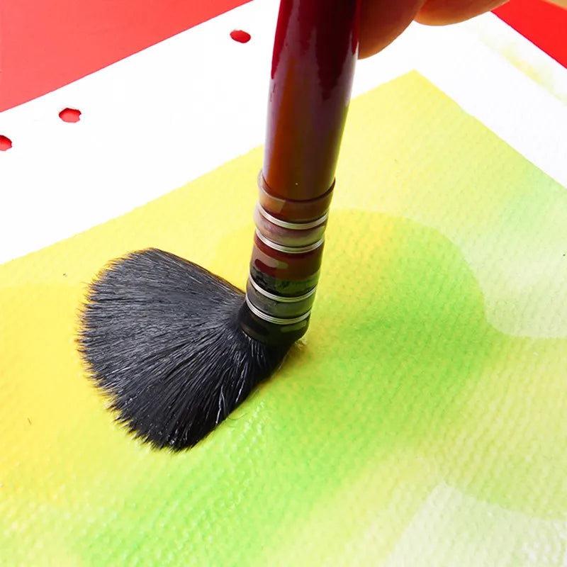 1pc Professional Round French Style Watercolor Paint Brush Nylon Painting Brush for Acrylic Water Color Gouache Oil Painting