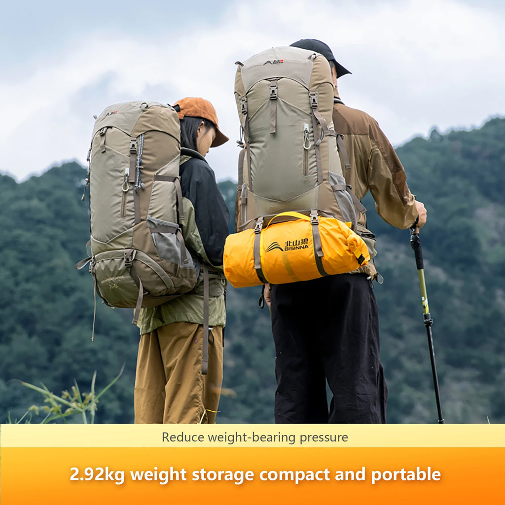 4 Season Camping Tent for 2 People - Double Layer Waterproof Backpacking Tent with Snow Skirt and Aluminum Poles for Hiking and Picnic