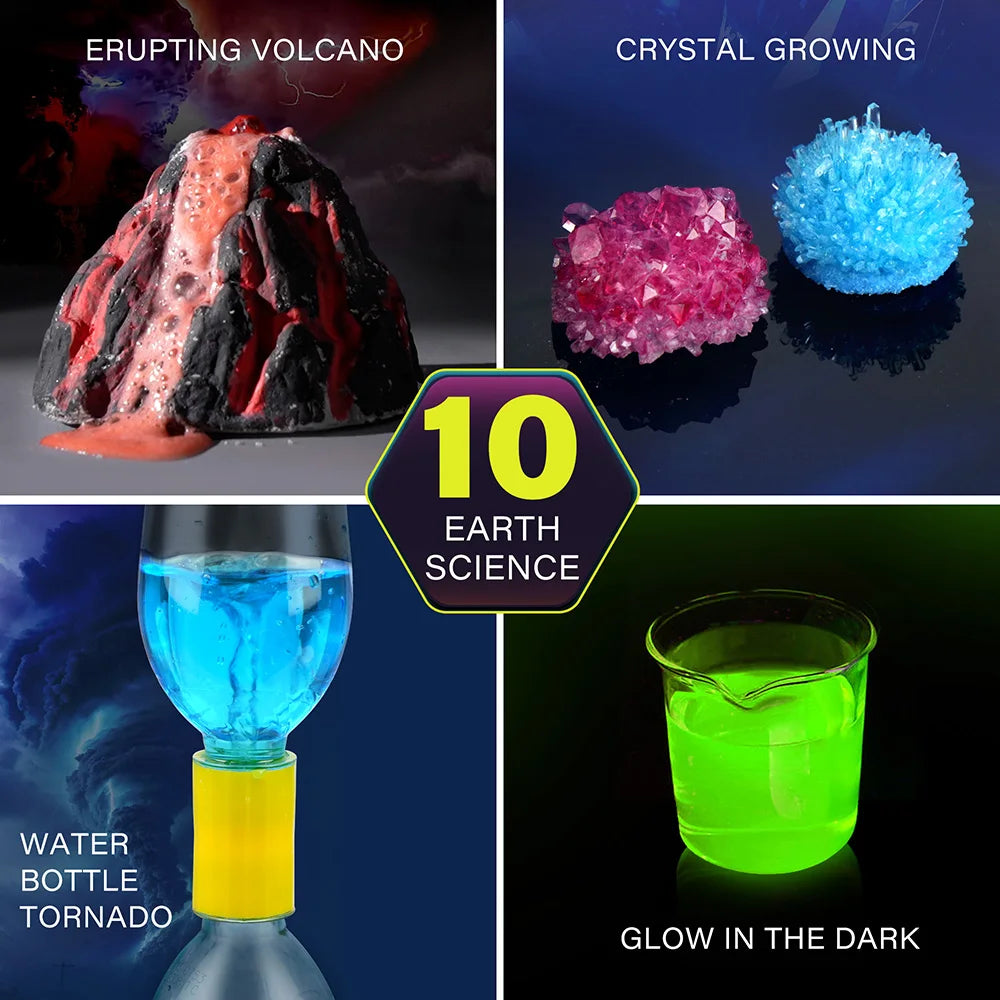 Science Kits for Kids Ages 8+, 105 Educational Experiments STEM Toys for Boys and Girls - Perfect Birthday and Christmas Gift