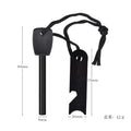 HOT Waterproof Magnesium Stick Flint and Steel Fire Starter Kit for Camping Survival Essential Outdoor Tool