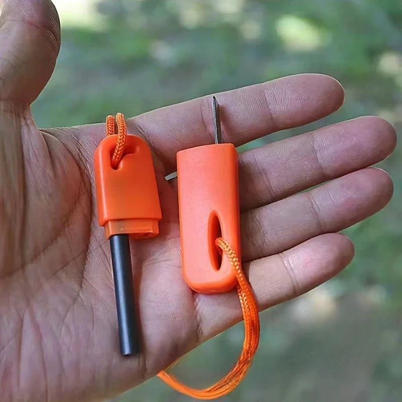 Survivor Emergency Flint for Wilderness Survival - Magnesium Strip Box with Scraper and Ignition Stick for Firearms