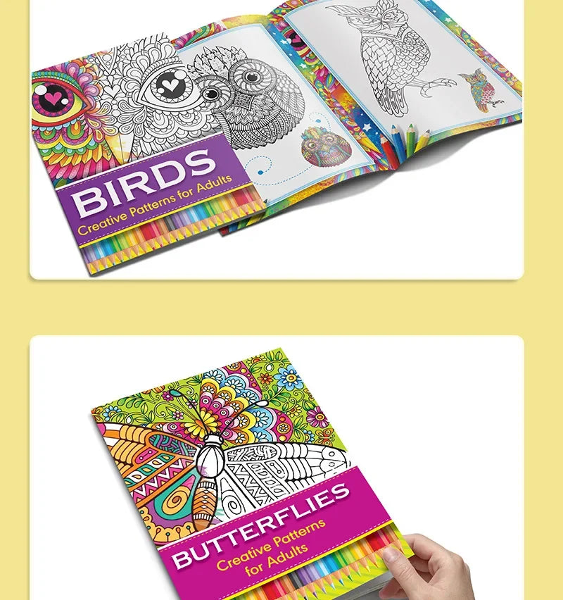 Cute Drawing and Coloring Book for Kids - Early Education Hand-Painted Graffiti Activity Book